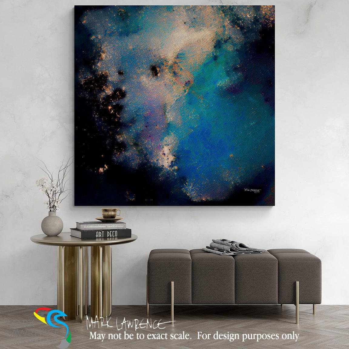 Interior Design Inspiration- 1 Corinthians 14:33. Spirit Of Peace. Limited Edition Christian Modern Art. Ultra-hand embellished and textured with rich brush strokes by the artist. Signed & numbered brightly colored Christian abstract art. For God is not the author of confusion but of peace, as in all the churches of the saints.