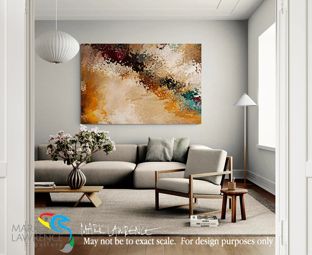 Christian Modern Art. 1 Peter 5:7. Casting Cares