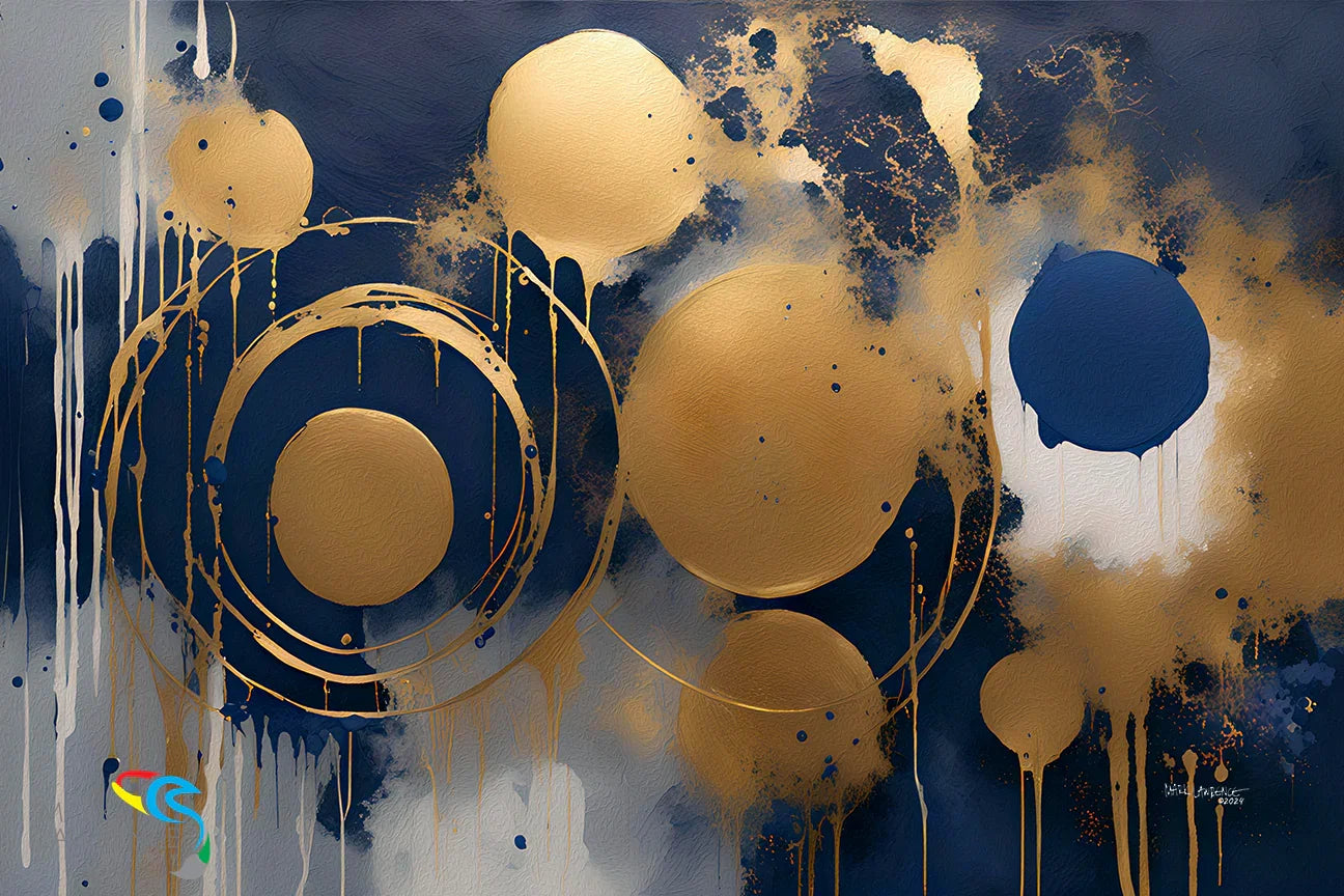 Amos 9:6. Foundations of Heaven. Limited Edition Christian Modern Art. God built the foundations of heaven, so you can trust Him to handle whatever’s shaking your world today. Hand embellished & textured giclee paintings with bold brush strokes by the artist. Signed & numbered. Museum quality on canvas wall art prints.