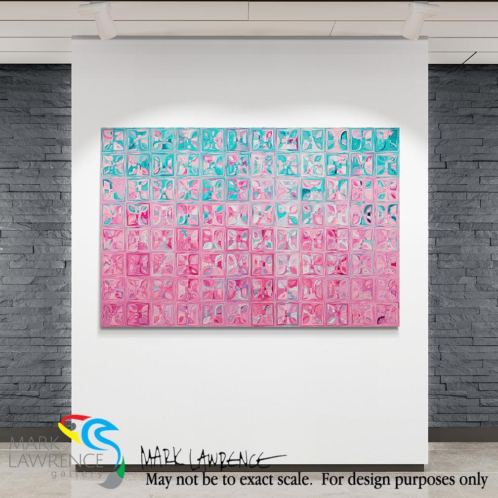 Interior Design Inspiration- Colossians 1:16. Divine Geometry. Limited Edition Christian Modern Art. Ultra-hand embellished and textured with rich brush strokes by the artist. Signed & numbered brightly colored Christian abstract art. For by Him all things were created that are in heaven and that are on earth, visible and invisible, whether thrones or dominions or principalities or powers. All things were created through Him and for Him.