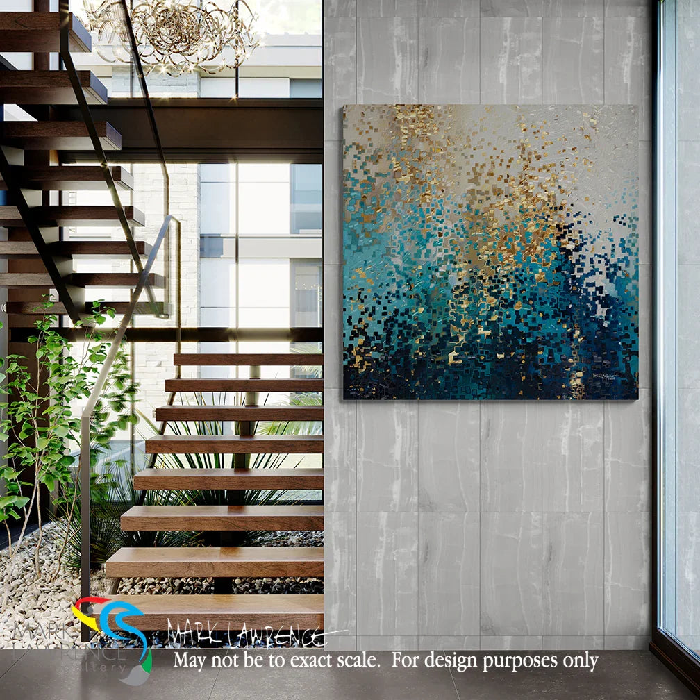 Interior Design Inspiration-Daniel 12:3. Shining Wise. Limited Edition Christian Modern Art. This dark world needs light. You were not made to blend in. You were made to shine for Jesus Christ. Hand embellished & textured giclee paintings with bold brush strokes by the artist. Signed & numbered. Museum quality on canvas wall art prints.