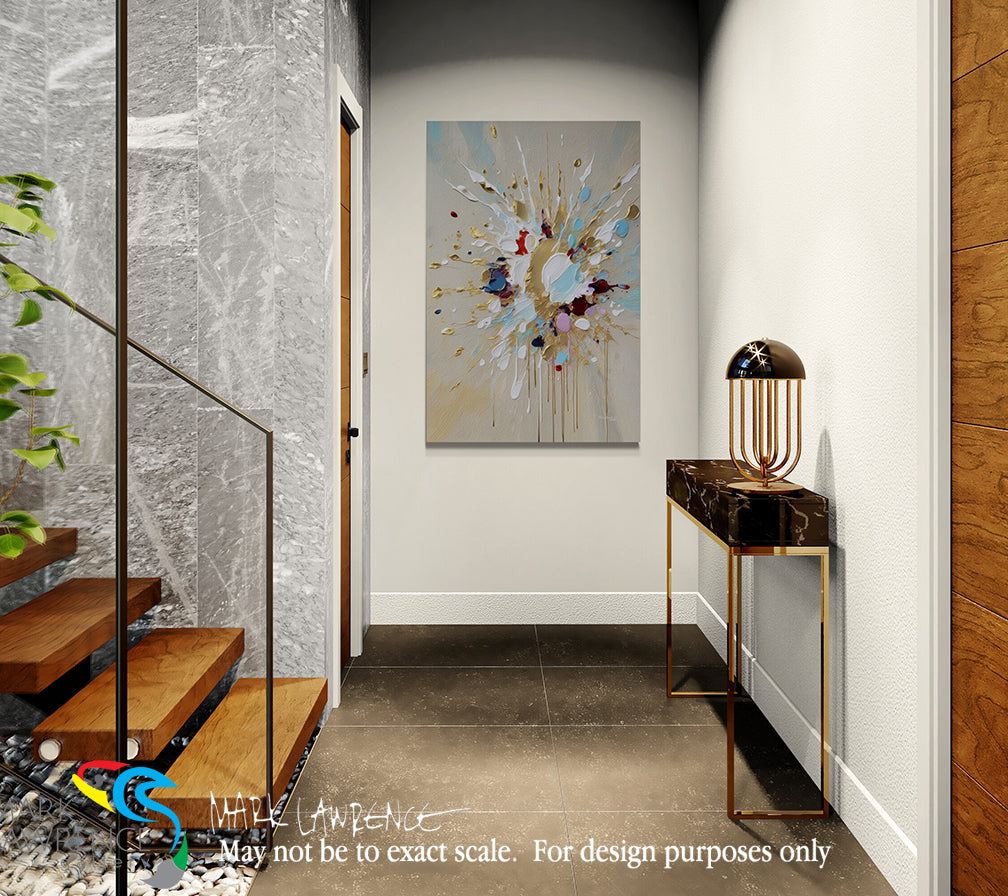 Interior Design Inspiration- Deuteronomy 12:18. Heaven’s Jubilee. Limited Edition Christian Modern Art. Hand embellished & textured giclee paintings with bold brush strokes by the artist. Friend, don’t just go through the motions. Rejoice in the presence of the Lord with all your heart.
