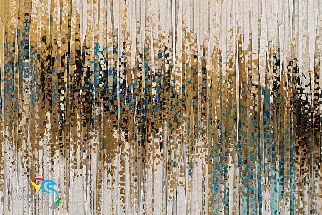 Ecclesiastes 1:9. Echoes of Yesterday. Limited Edition Christian Modern Art. Hand embellished & textured giclee paintings with bold brush strokes by the artist. Signed & numbered. Museum quality on canvas wall art prints. God weaves every thread of your life into His great design. You are part of His beautiful, unending story.