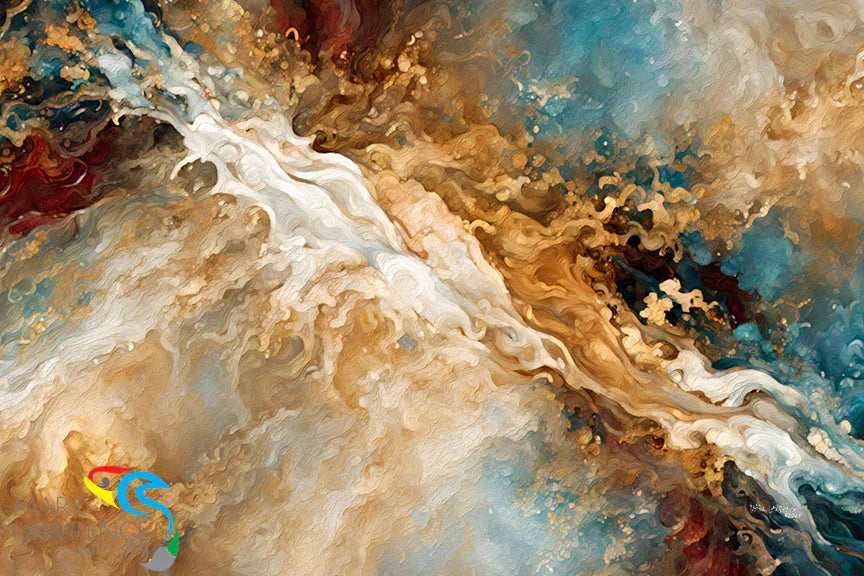 Genesis 28:12. Heaven's Gate. Limited Edition Christian Modern Art. Hand embellished & textured giclee paintings with bold brush strokes by the artist. Signed & numbered. Museum quality on canvas wall art prints. Take heart, for like Jacob who saw a stairway to heaven in his time of need.