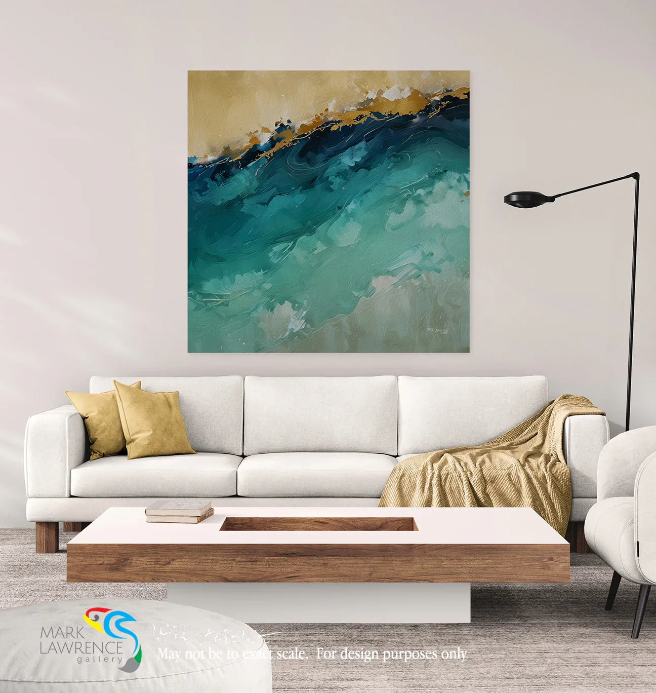 Interior Design Inspiration- Habakkuk 2:14. Waves of Grace. Limited Edition Christian Modern Art. The world may feel dark, but God’s glory is on the move. His grace is rising like the tide. Signed & numbered. Museum quality on canvas wall art prints.
