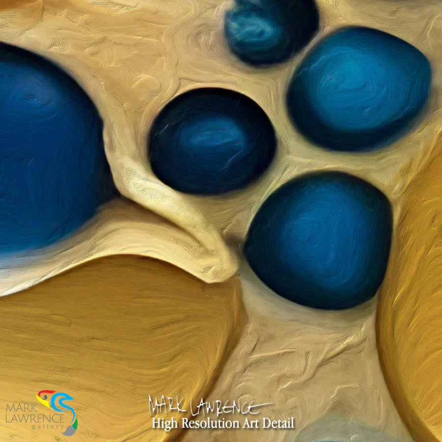 Painting Detail- Isaiah 66:12. Streams of Glory. Limited Edition Christian Modern Art. God longs to pour out His peace like a river into your life. He wants to carry you in His arms and comfort you like a child Signed & numbered. Museum quality on canvas wall art prints.