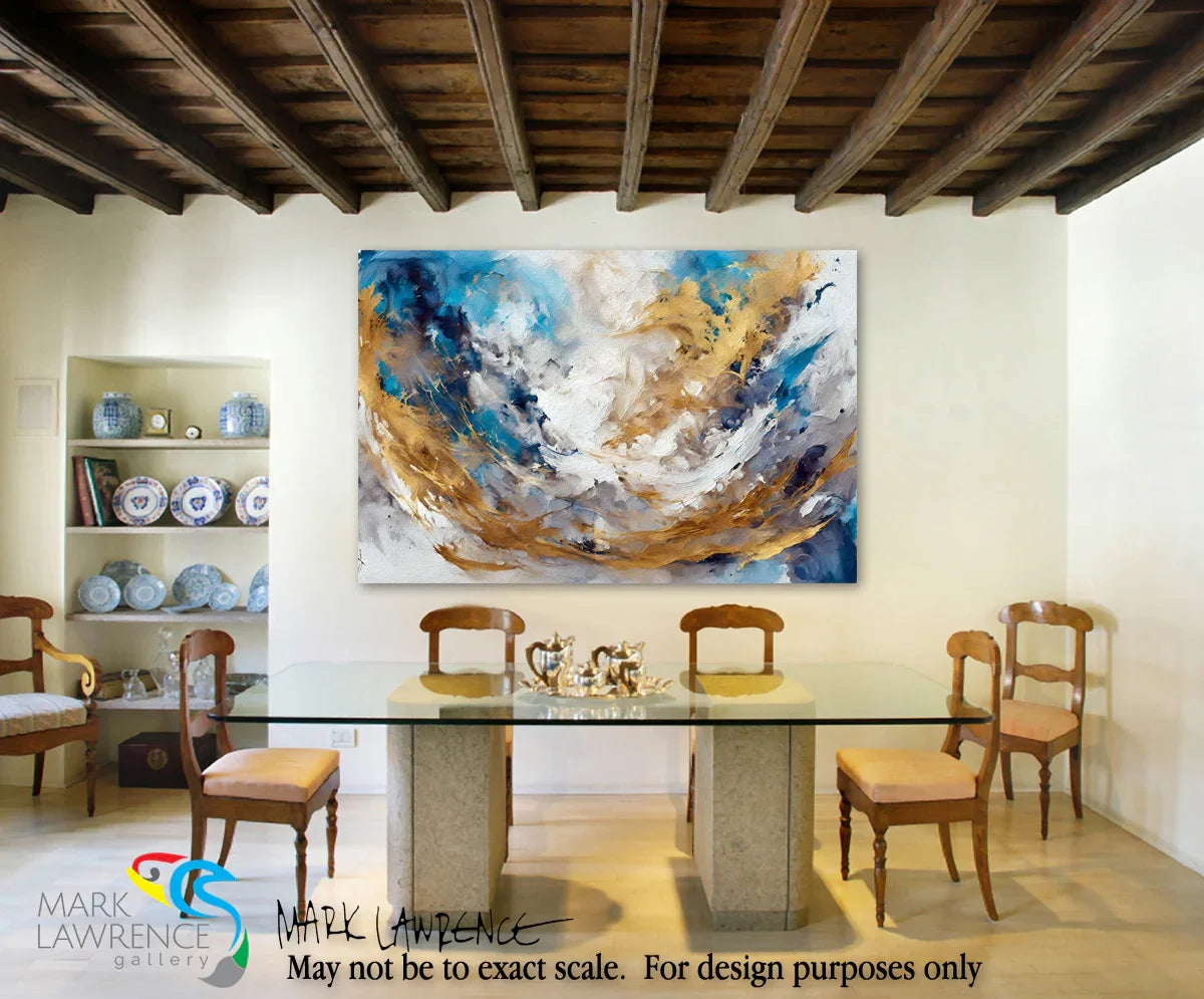 Interior Design Inspiration-James 4:8. Intimate Encounter. Limited Edition Christian Modern Art. Hand embellished & textured giclee paintings with bold brush strokes by the artist. Signed & numbered. On canvas wall art prints. Draw near to God and He will draw near to you. Cleanse your hands, you sinners; and purify your hearts, you double-minded
