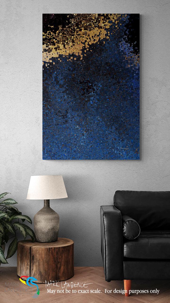 Interior Design Inspiration- Jesus Christ, Great High Priest. Hebrews 4:14. Limited Edition Christian Modern Art. Ultra-hand embellished and textured. Signed and numbered brightly colored Christian abstract art. Seeing then that we have a great High Priest who has passed through the heavens, Jesus the Son of God, let us hold fast our confession