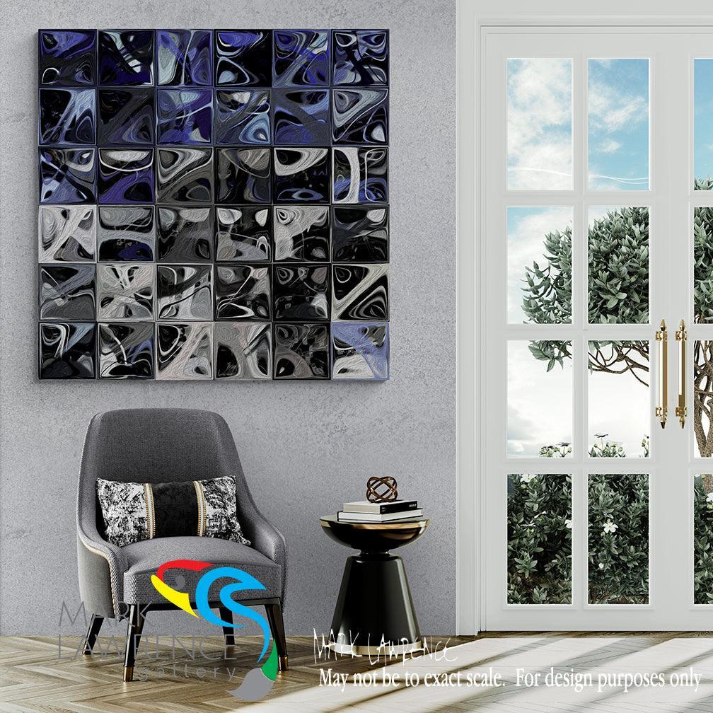 Interior Design Inspiration- Jesus Christ, The First and Last. Isaiah 48:12. Limited Edition Christian Modern Art. Ultra-hand embellished and textured. Signed & numbered brightly colored Christian abstract art. Find Art That Speaks To You! Listen to Me, O Jacob, and Israel, My called: I am He, I am the First, I am also the Last.