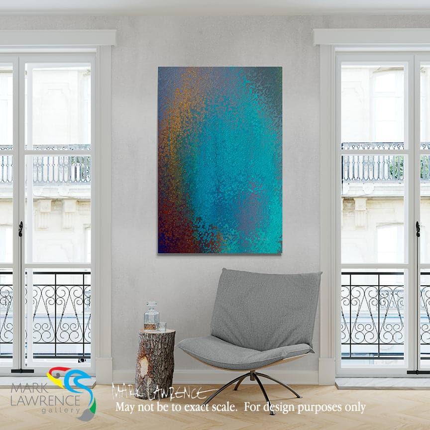 Interior Design Inspiration- Job 22:21. Be At Peace. Limited Edition Christian Modern Art. Ultra-hand embellished and textured with rich brush strokes by the artist. Signed and numbered brightly colored Christian abstract art. Discover artwork inspired by Bible verses that bring peace, guidance, and hope. Spread your faith through art!