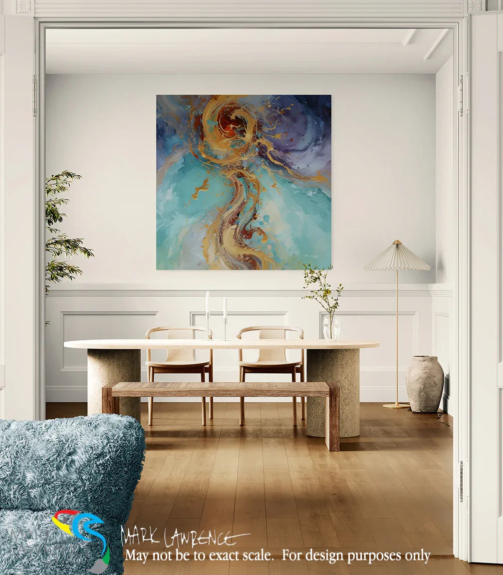 Interior Design Inspiration- John 7:38. Waters of the Spirit. Limited Edition Christian Modern Art. Are you thirsty for something more? Come to Jesus and let Him fill you.. Signed & numbered. Museum quality on canvas wall art prints.