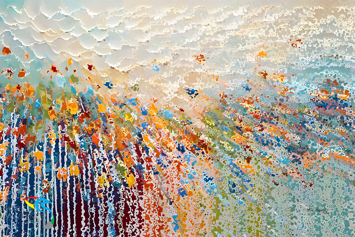 Matthew 28:6. First Light - Christian Modern Art