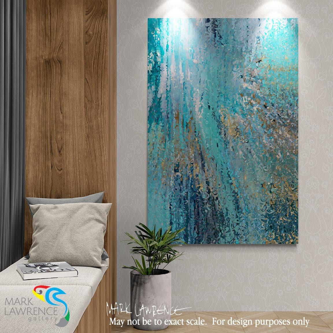 Interior Design Inspiration- Matthew 4:4. Live By The Word of God. Limited Edition Christian Modern Art. Ultra-hand embellished and textured with rich brush strokes by the artist. Find Christian Art That Speaks To You! But He answered and said, It is written, Man shall not live by bread alone, but by every word that proceeds from the mouth of God.
