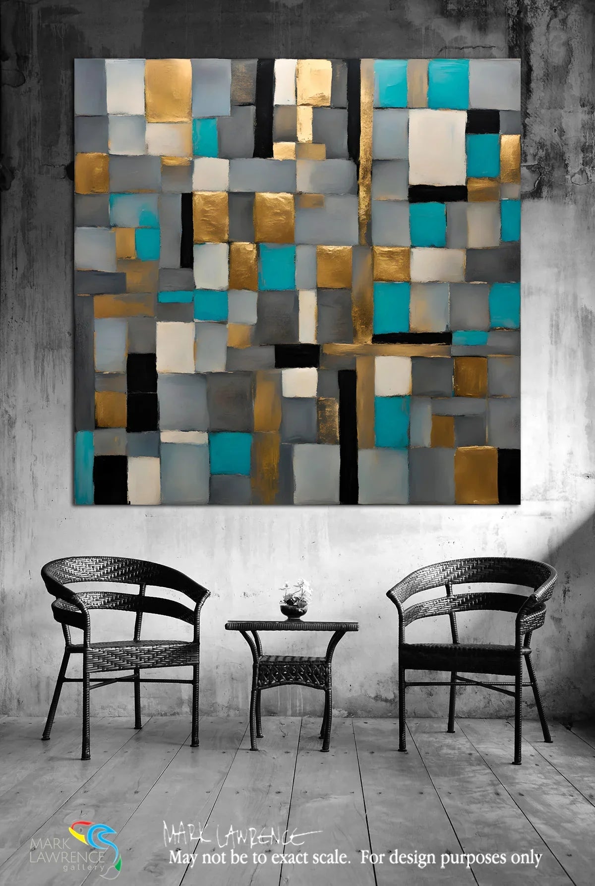 Christian Modern Art. Proverbs 20:7. Blessed Footsteps