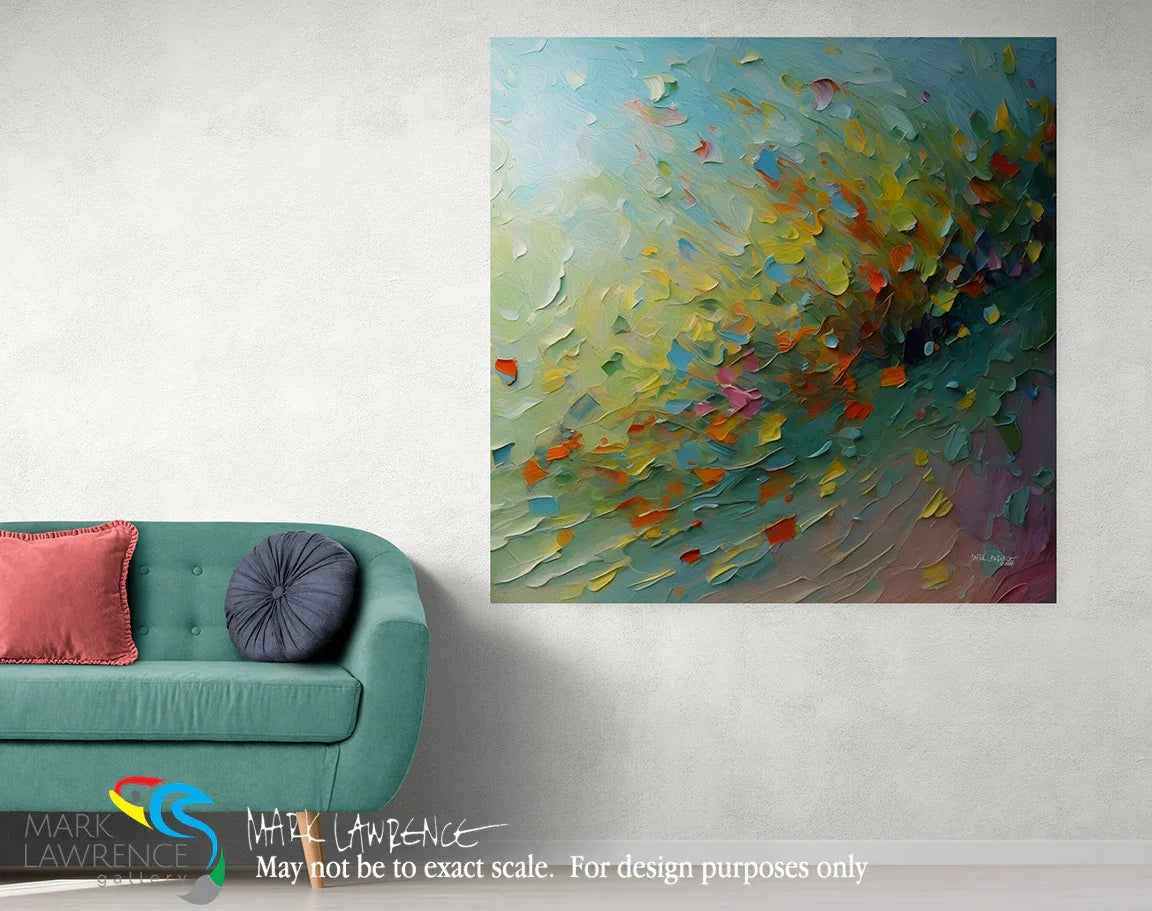 Interior Design Inspiration- Psalm 147:18. Stirred by His Word. Limited Edition Christian Modern Art. God’s power can break through the hardest seasons of your life. When He speaks, the cold grip of despair melts away.