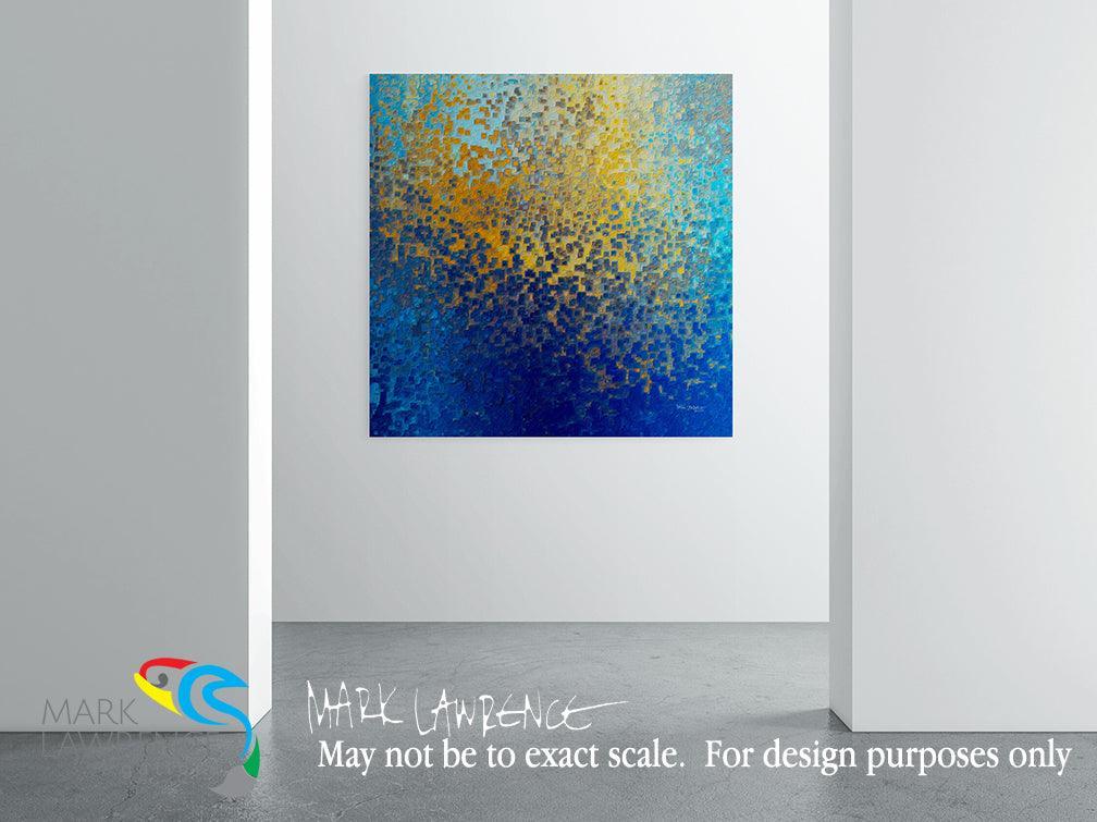 Interior Design Inspiration- Psalm 27:9-10. Finding Solace in Divine Arms. Limited Edition Christian Modern Art. Ultra-hand embellished and textured with rich brush strokes by the artist. Signed & numbered brightly colored Christian abstract art. Do not hide Your face from me; o not turn Your servant away in anger; You have been my help; do not leave me nor forsake me, O God of my salvation. When my father and my mother forsake me, then the Lord will take care of me.