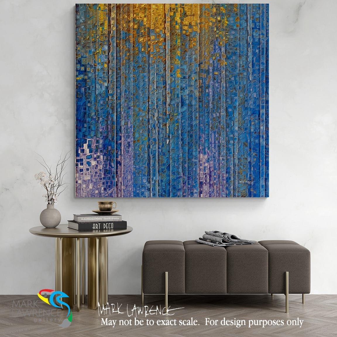 Interior Design Inspiration- Psalm 31:7. Affliction's Joyful Triumph. Limited Edition Christian Art. Ultra-hand embellished and textured with rich brush strokes by the artist. Signed & numbered brightly colored art. I will rejoice and be glad in your steadfast love, because you have seen my affliction; you have known the distress of my soul.