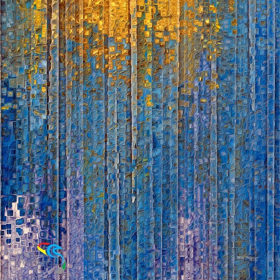 Psalm 31:7. Affliction's Joyful Triumph. Limited Edition Christian Art. Ultra-hand embellished and textured with rich brush strokes by the artist. Signed & numbered brightly colored art. I will rejoice and be glad in your steadfast love, because you have seen my affliction; you have known the distress of my soul.