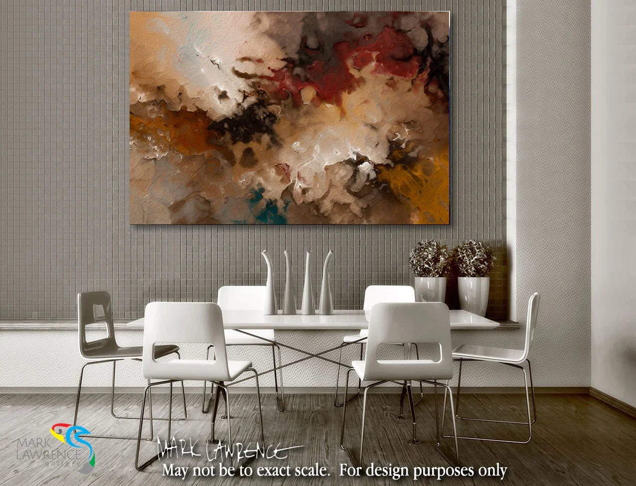 Christian Modern Art. Psalm 34:14. Turning from Turmoil