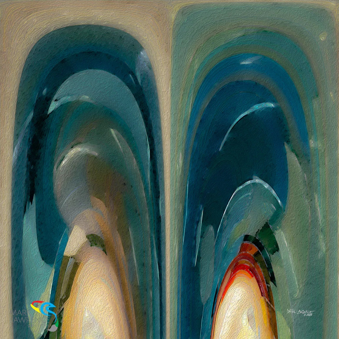 Psalm 36:7. Shadow of Your Wings. Limited Edition Christian Modern Art. When life comes at you hard, run for cover. Not under a roof, not behind a wall, but under the shadow of God’s wings. Hand embellished & textured giclee paintings with bold brush strokes by the artist. Signed & numbered.