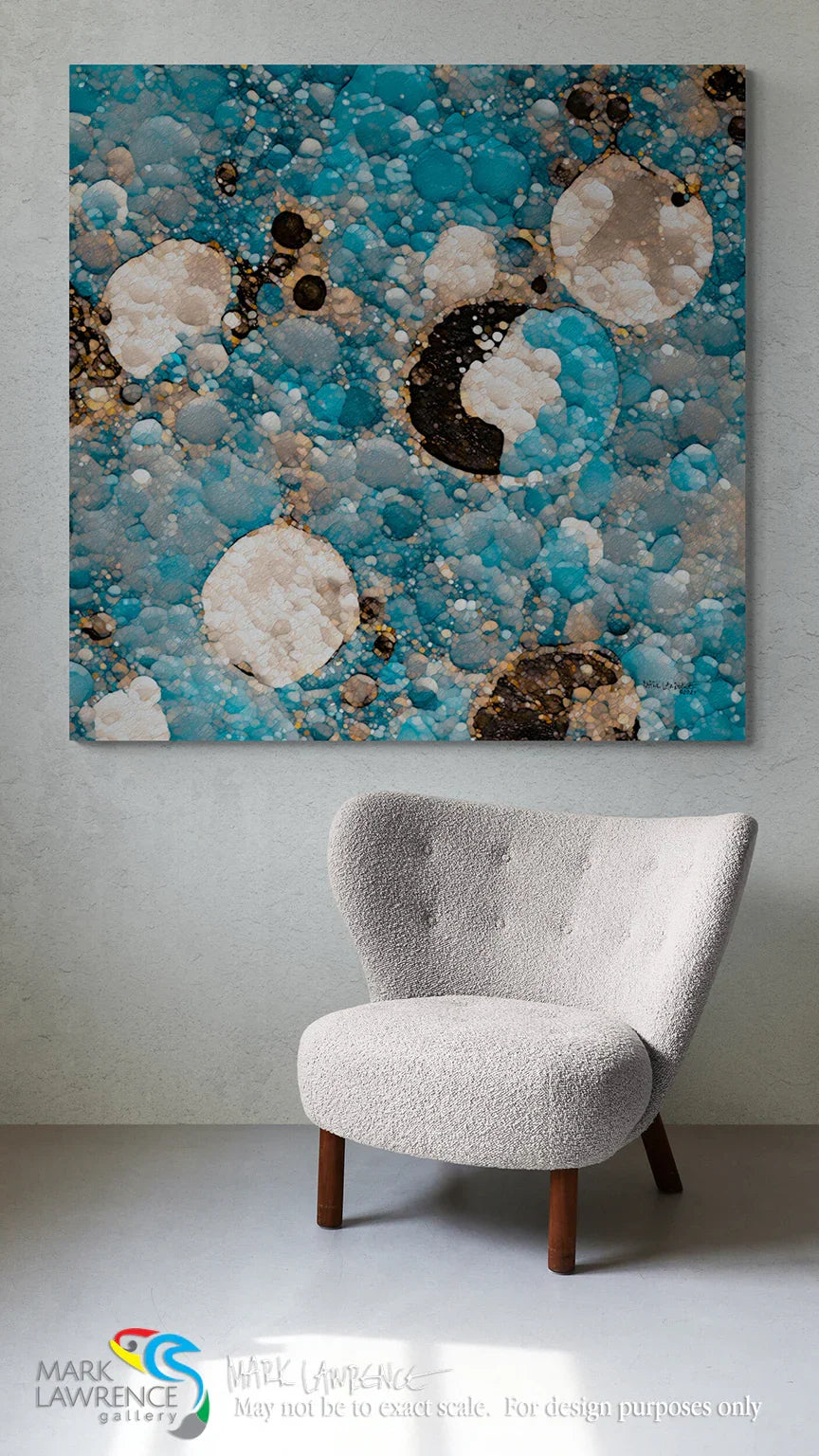 Interior Design Inspiration- Psalm 37:5. Path of Faith. Limited Edition Christian Modern Art. Hand embellished & textured giclee paintings. Signed & numbered. Museum quality on canvas wall art prints. Trust in the Lord with unwavering faith, for as you commit your journey into His hands, He will pave a path of fulfillment and blessings.