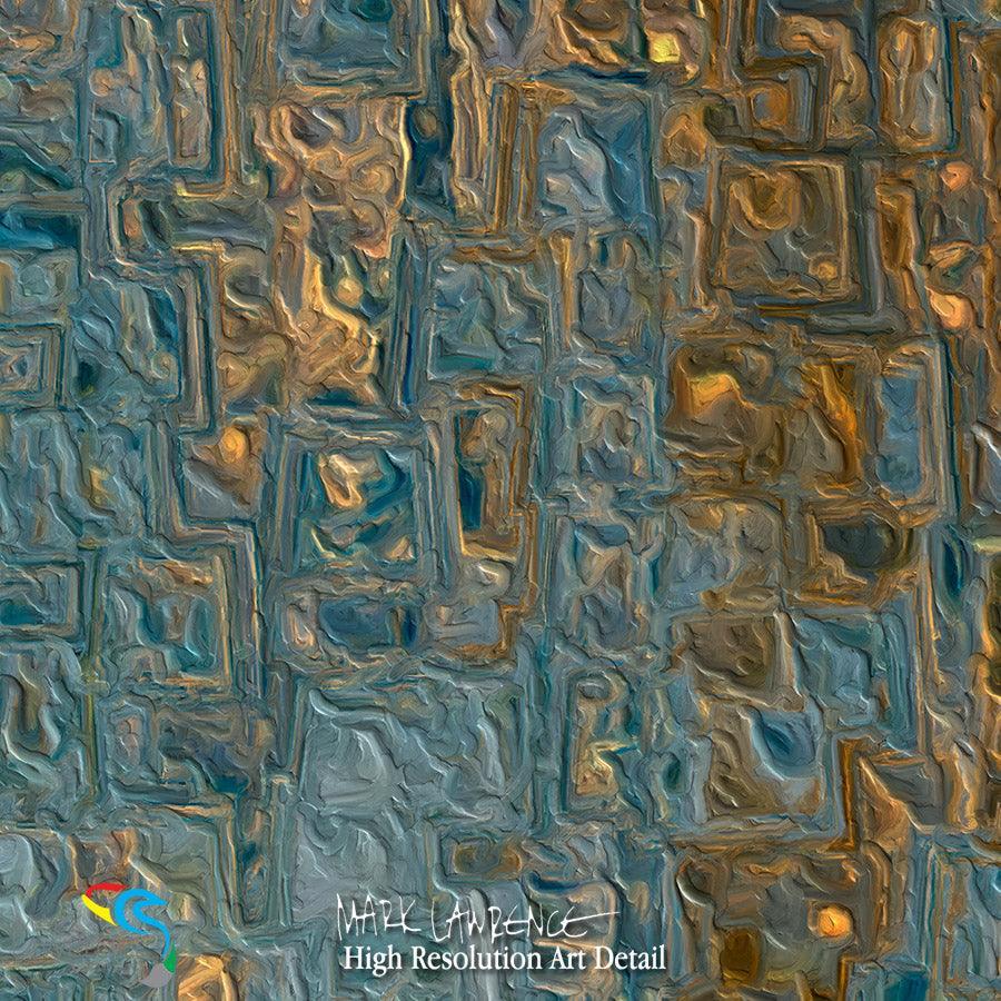 Painting Detail- In God (I will praise His word), In God I have put my trust; I will not fear. What can flesh do to me? Psalm 56:4