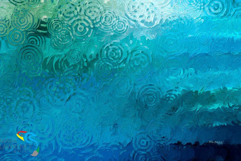 Psalm 56:8. Tears Transformed. Limited Edition Christian Modern Art. Hand embellished & textured giclee paintings with bold brush strokes by the artist. Signed & numbered. Museum quality on canvas wall art prints. You number my wanderings; Put my tears into Your bottle; Are they not in Your book?
