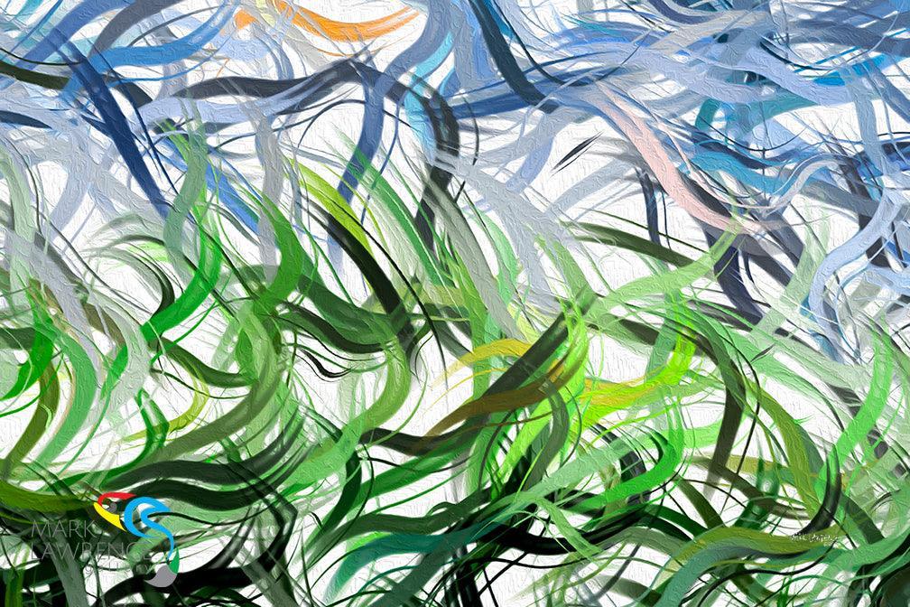 Psalm 81:8. Listening to God. Limited Edition Christian Modern Art. Ultra-hand embellished and textured with rich brush strokes by the artist. Signed & numbered brightly colored Christian abstract art. Hear, O My people, and I will admonish you! O Israel, if you will listen to Me!