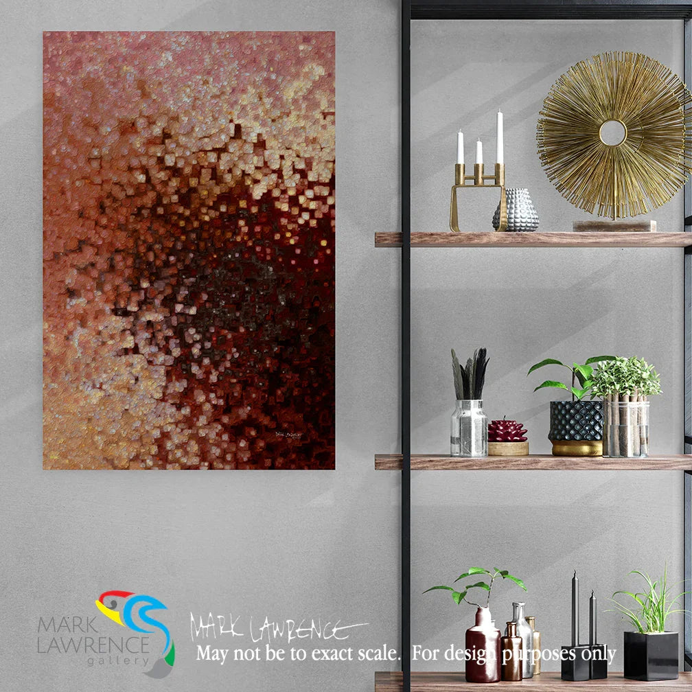 Interior Designer Inspiration- Romans 8:18. From Suffering to Glory. Limited Edition Christian Modern Art. Hand embellished & textured giclee paintings with bold brush strokes. Signed & numbered. Canvas wall art print. For I consider that the sufferings of this present time are not worthy to be compared with the glory which shall be revealed in us.