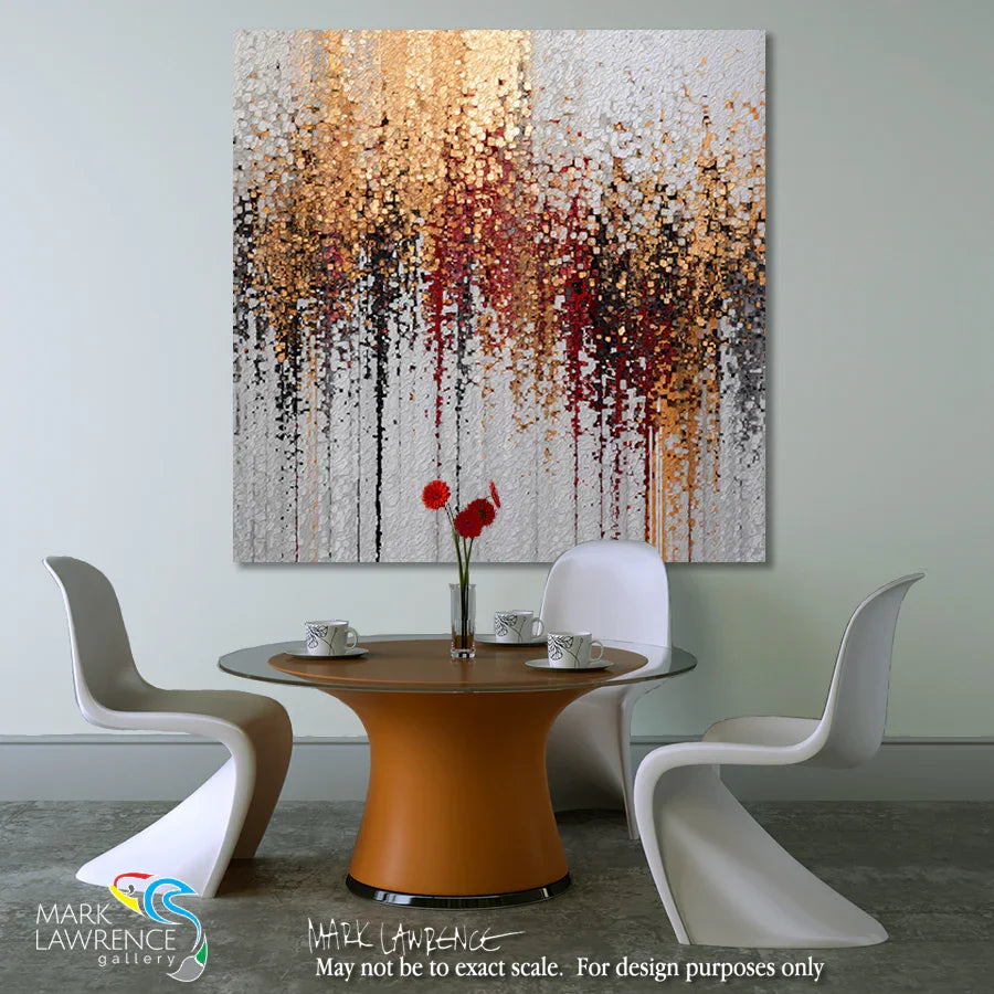 Interior Design Inspiration- Romans 8:31. You Got This! Limited Edition Christian Modern Art. Hand embellished & textured giclee paintings with bold brush strokes. Signed & numbered. Canvas wall art prints. Trust in His strength and know that you are more than a conqueror through Him. Keep your faith strong and move forward confidently—You Got This!