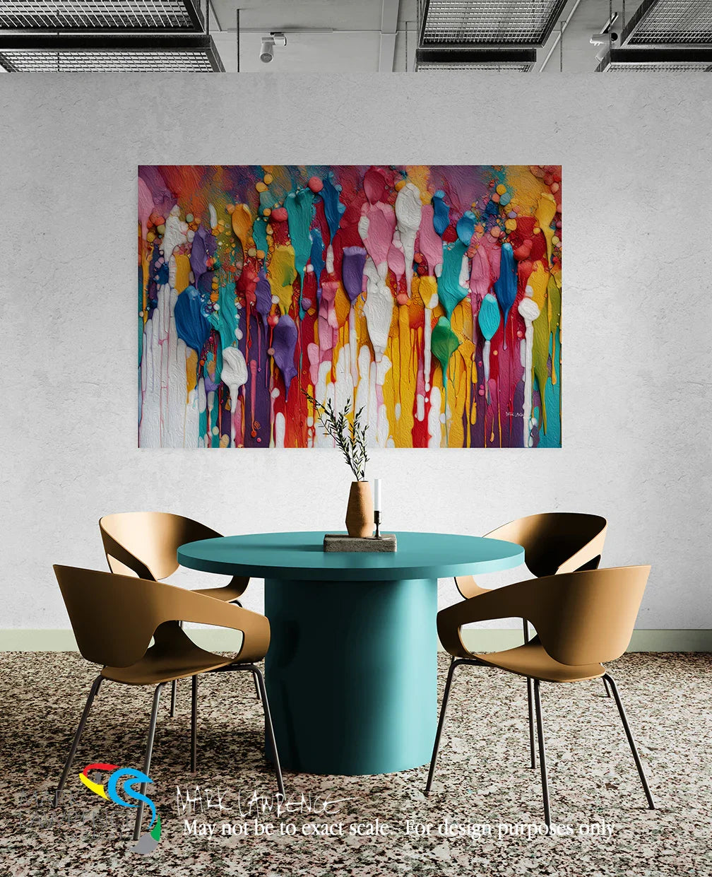 Interior Design Inspiration- Romans 6:4. Newness of Life. Limited Edition Christian Modern Art. Hand embellished & textured giclee paintings with bold brush strokes by the artist. Signed & numbered. Museum quality wall art prints. Each day is a fresh start, filled with His grace and purpose. Trust in Jesus, and let His life transform you completely!