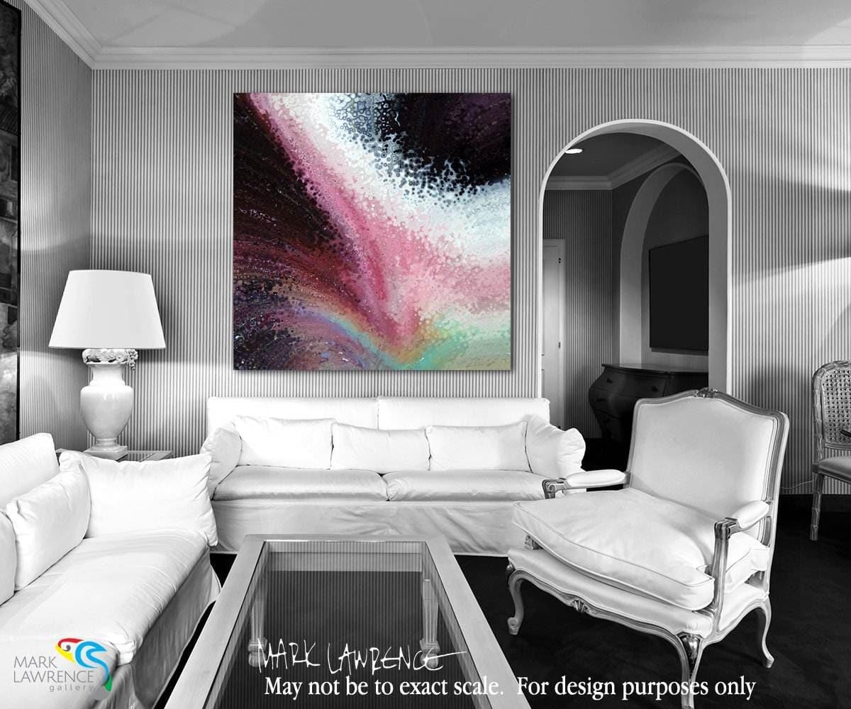 1 Corinthians 16:14. With Love. Ultra-hand textured and embellished with brush strokes by the artist. Let all that you do be done with love.Enjoy Christian art!