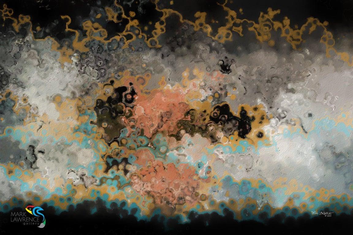 2 Corinthians 5:15. From Alienation to Reconciliation. Limited Edition Christian Art. Ultra-hand embellished by the artist. Signed & numbered brightly colored Christian abstract art. And He died for all, so that they who live might no longer live for themselves, but for Him who died and rose again on their behalf.