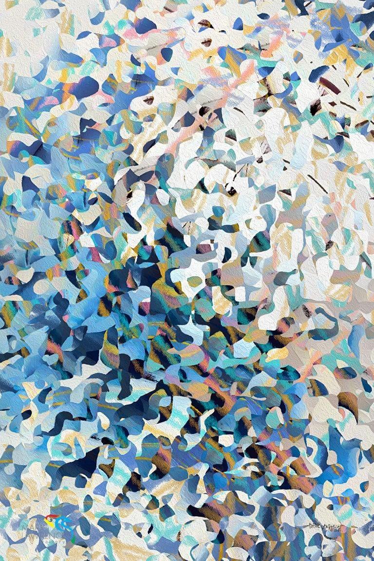 2 Corinthians 6:10. Rejoice Always. Limited Edition Christian Modern Art. Ultra-hand embellished and textured with rich brush strokes by the artist. Signed and numbered Christian abstract art. As sorrowful, yet always rejoicing; as poor, yet making many rich; as having nothing, and yet possessing all things