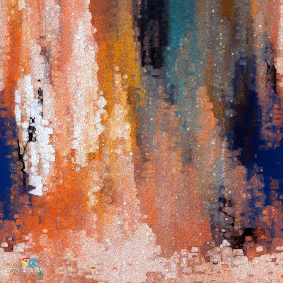 2 Thessalonians 3:16. Peace Always With Jesus. Limited Edition Christian Modern Art. Ultra-hand embellished and textured with rich brush strokes by the artist. Signed & numbered brightly colored Christian abstract art. Now may the Lord of peace Himself give you peace always in every way. The Lord be with you all. 2 Thessalonians 3:16
