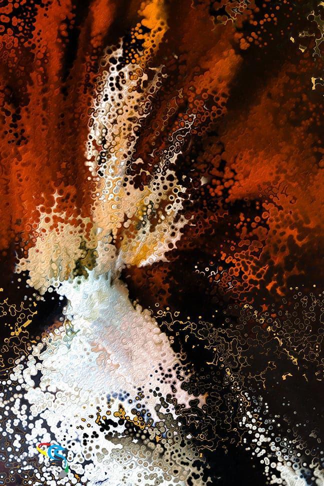Colossians 1:27. The Hope Of Glory. Limited Edition Christian Modern Art. Ultra-hand embellished and textured with rich brush strokes by the artist. Signed and numbered brightly colored Christian abstract art. To them God willed to make known what are the riches of the glory of this mystery among the Gentiles: which is Christ in you, the hope of glory.