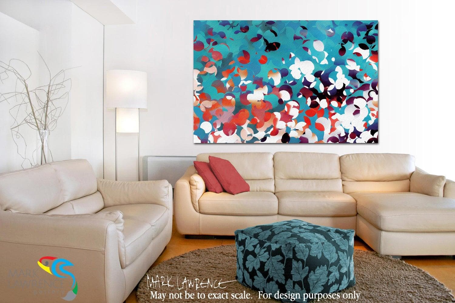 Interior Design Inspiration. Colossians 3:15. Let Thankfulness Rule. Limited Edition Christian Modern Art. Ultra-hand embellished and textured with rich brush strokes by the artist. Signed & numbered Christian abstract art. And let the peace of God rule in your hearts, to which also you were called in one body; and be thankful. Colossians 3:15