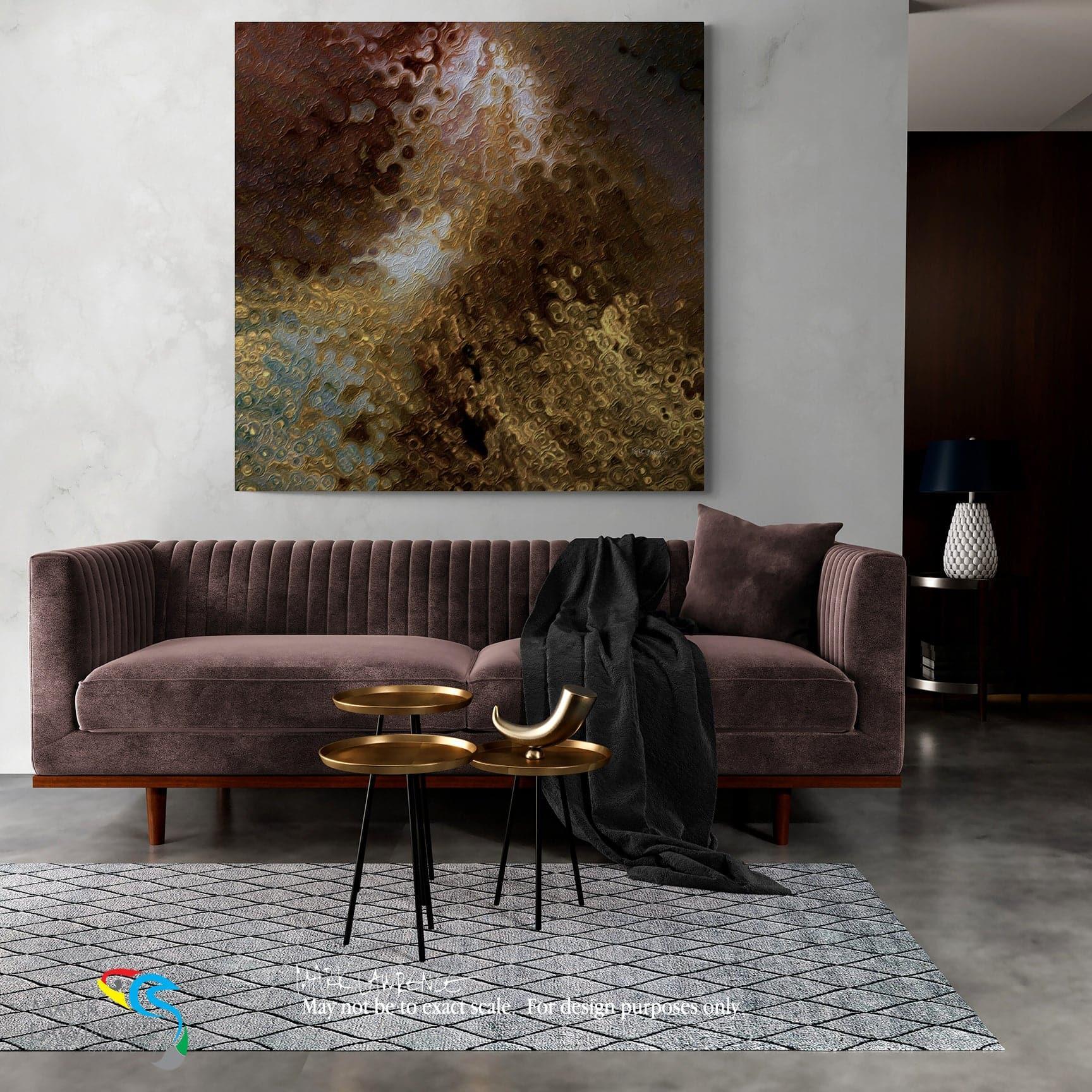 Interior Design Inspiration- Ephesians 6:18. Always Pray. Limited Edition Christian Modern Art. Ultra-hand embellished and textured with rich brush strokes by the artist. Signed & numbered brightly colored Christian abstract art.