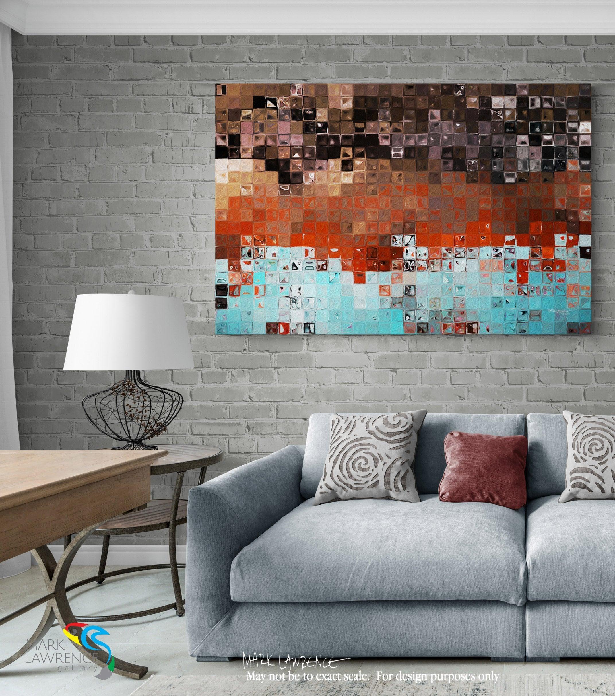 Interior Design Inspiration. Exodus 33:14. Walk Peacefully With God. Limited Edition Christian Modern Art. Ultra-hand embellished and textured with rich brush strokes by the artist. Signed & numbered brightly colored Christian abstract art. And He said, My Presence will go with you, and I will give you rest.