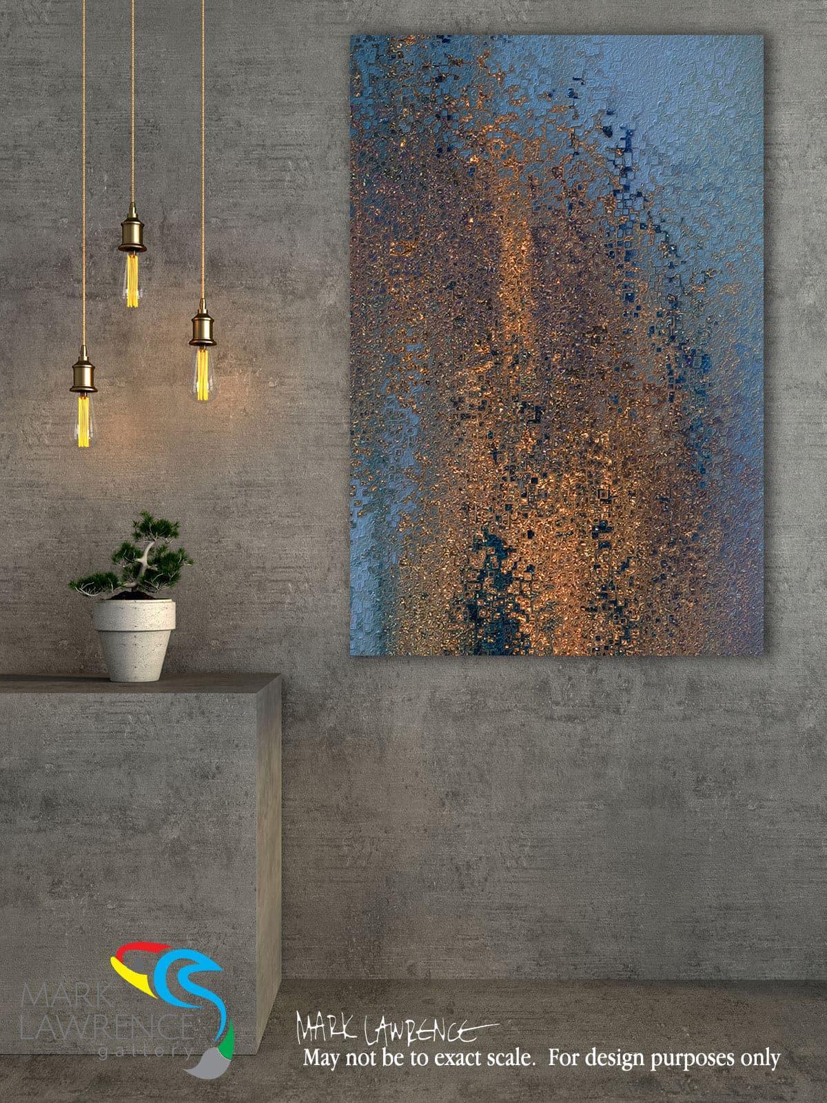 Interior Design Inspiration- Genesis 28:15. You Are Not Alone. Limited Edition Christian Modern Art. Ultra-hand embellished and textured with rich brush strokes by the artist. Signed and numbered brightly colored Christian abstract art. I am with you and will watch over you wherever you go, and I will bring you back to this land. I will not leave you until I have done what I have promised you.