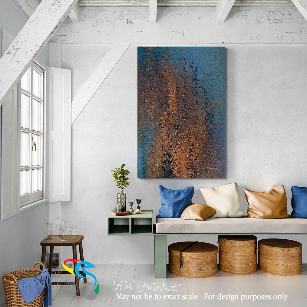 Interior Design Inspiration- Genesis 28:15. You Are Not Alone. Limited Edition Christian Modern Art. Ultra-hand embellished and textured with rich brush strokes by the artist. Signed and numbered brightly colored Christian abstract art. I am with you and will watch over you wherever you go, and I will bring you back to this land. I will not leave you until I have done what I have promised you.
