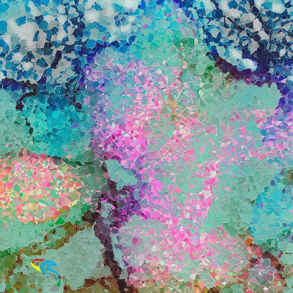 John 10:27. Following The Good Shepherd. Limited Edition Christian Modern Art. Ultra-hand embellished and textured with rich brush strokes by the artist. Signed & numbered brightly colored Christian abstract art. Find Art That Speaks To You! My sheep hear my voice, and I know them, and they follow me. John 10:27