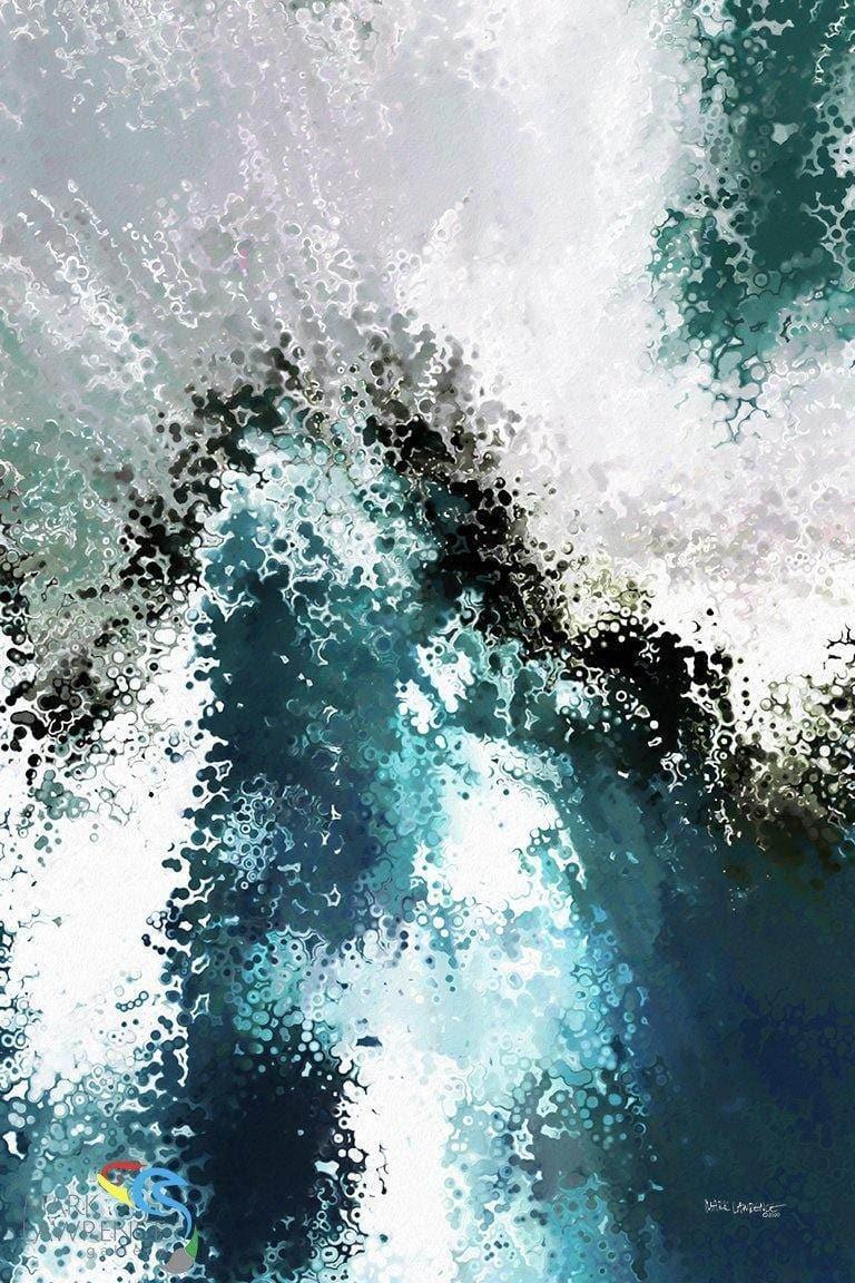 John 14:6. The Claim of God. Christian themed limited edition art. Ultra-hand embellished and textured and with rich brush strokes by the artist. Signed and numbered brightly colored abstracts. Jesus saith unto him, I am the way, the truth, and the life: no man cometh unto the Father, but by me. John 14:6