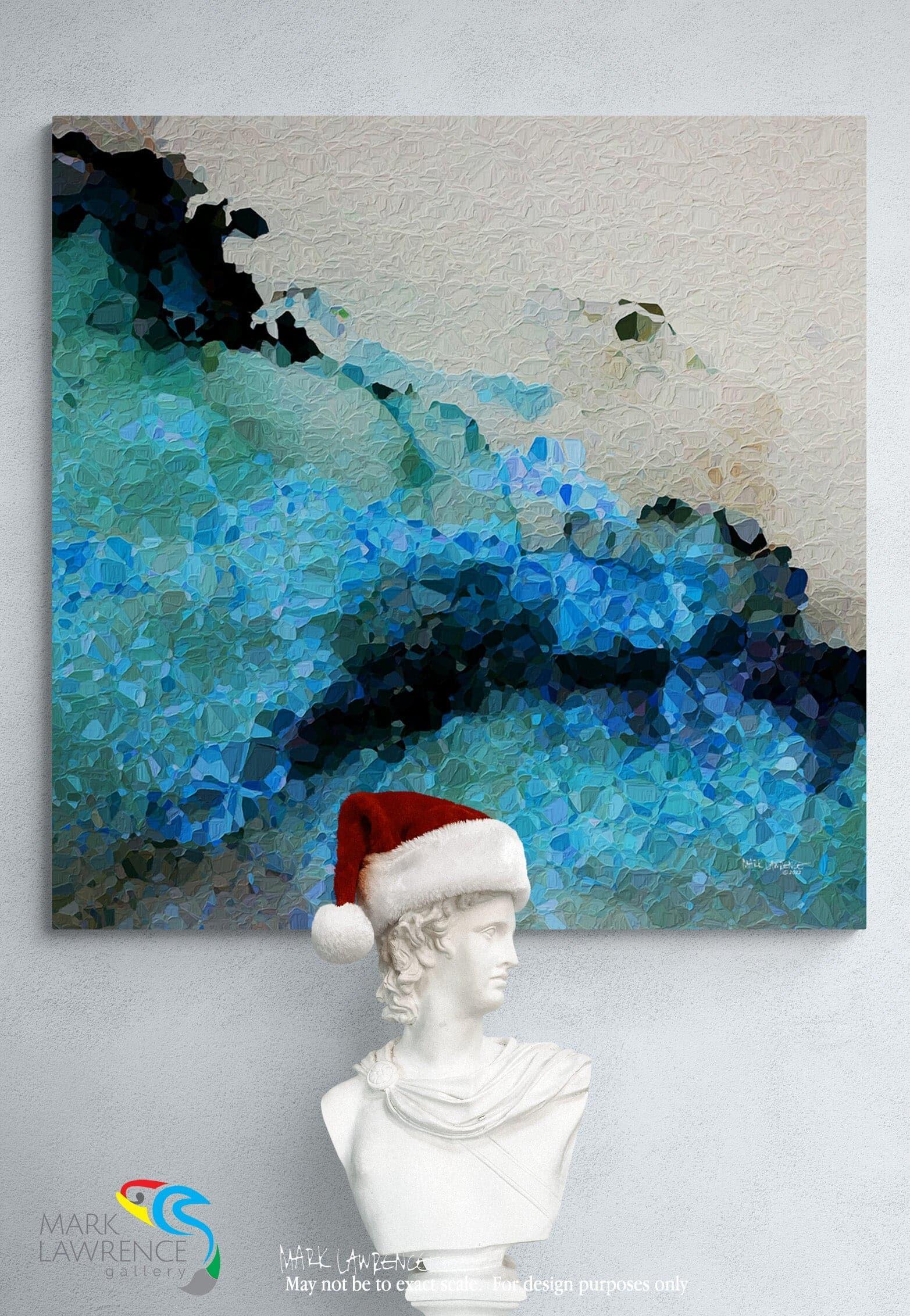 Interior Design Inspiration- Joshua 3:8. The Unreasonable Will of God. Limited Edition Christian Modern Art. Ultra-hand embellished by the artist. Signed & numbered brightly colored Christian abstract art. You shall command the priests who bear the ark of the covenant, saying, ‘When you have come to the edge of the water of the Jordan, you shall stand in the Jordan.