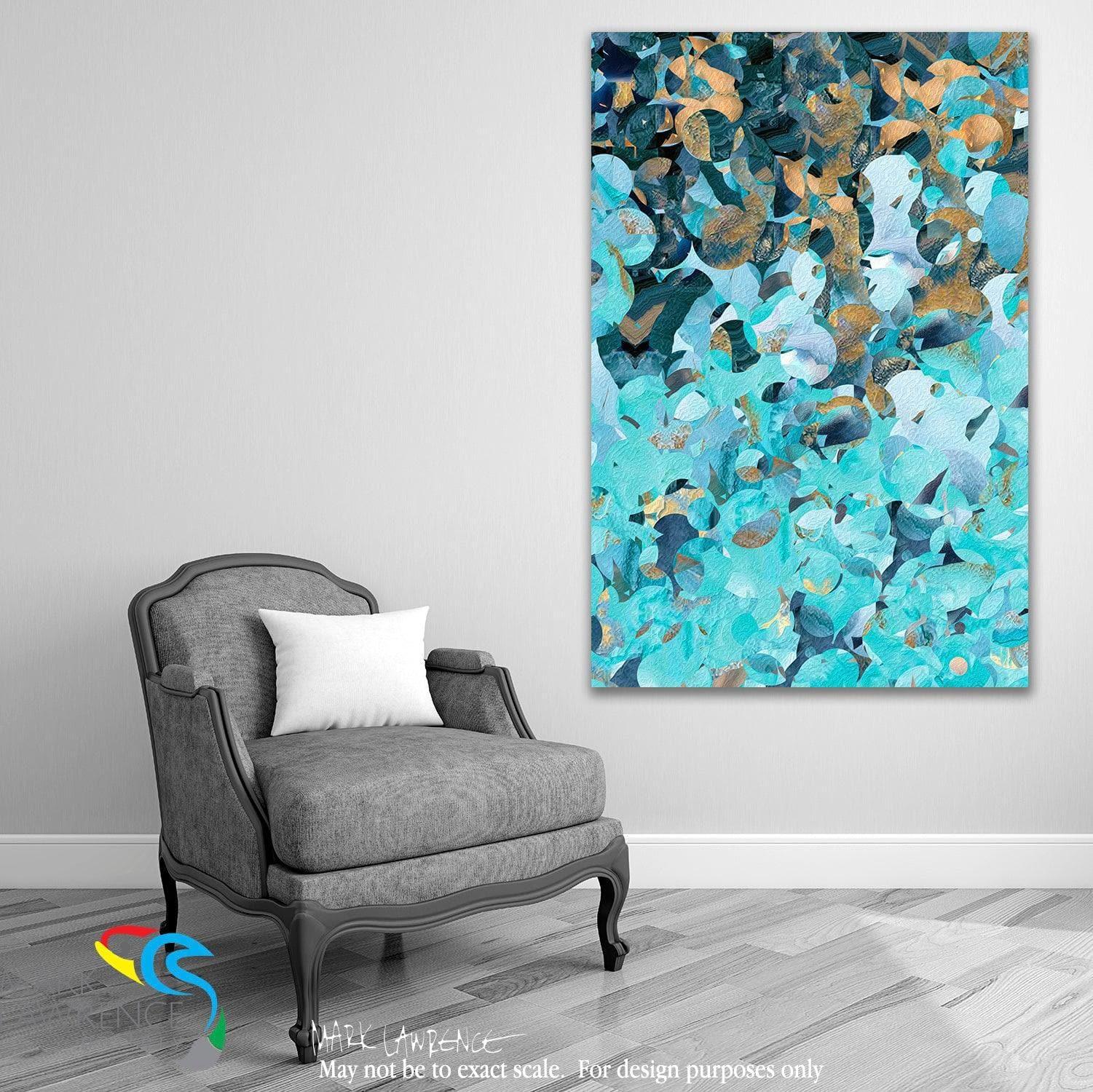 Luke 1:46. Magnify The Lord. Limited Edition Christian Modern Art. Ultra-hand embellished and textured with rich brush strokes by the artist. Signed and numbered brightly colored Christian abstract art. Find Christian Art That Speaks To You! And Mary said, My soul magnifies the Lord. Luke 1:46