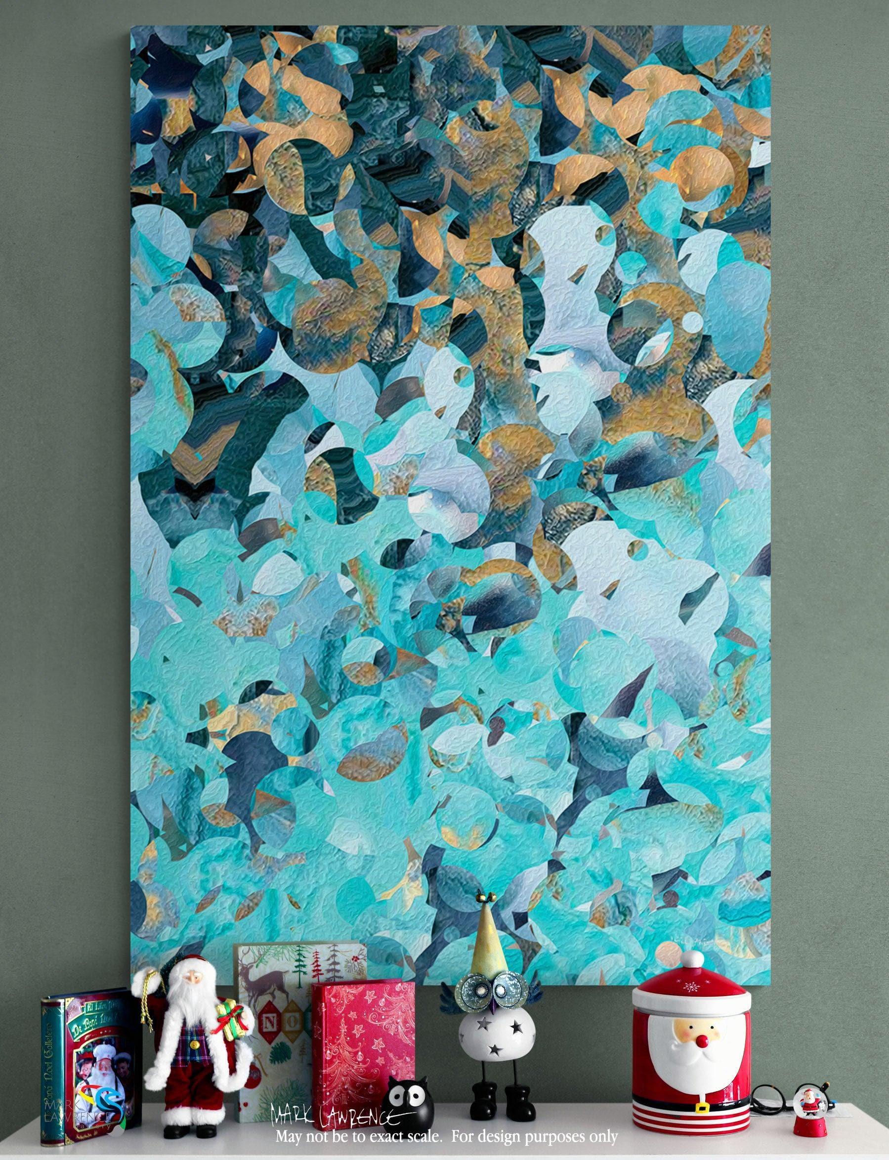Luke 1:46. Magnify The Lord. Limited Edition Christian Modern Art. Ultra-hand embellished and textured with rich brush strokes by the artist. Signed and numbered brightly colored Christian abstract art. Find Christian Art That Speaks To You! And Mary said, My soul magnifies the Lord. Luke 1:46