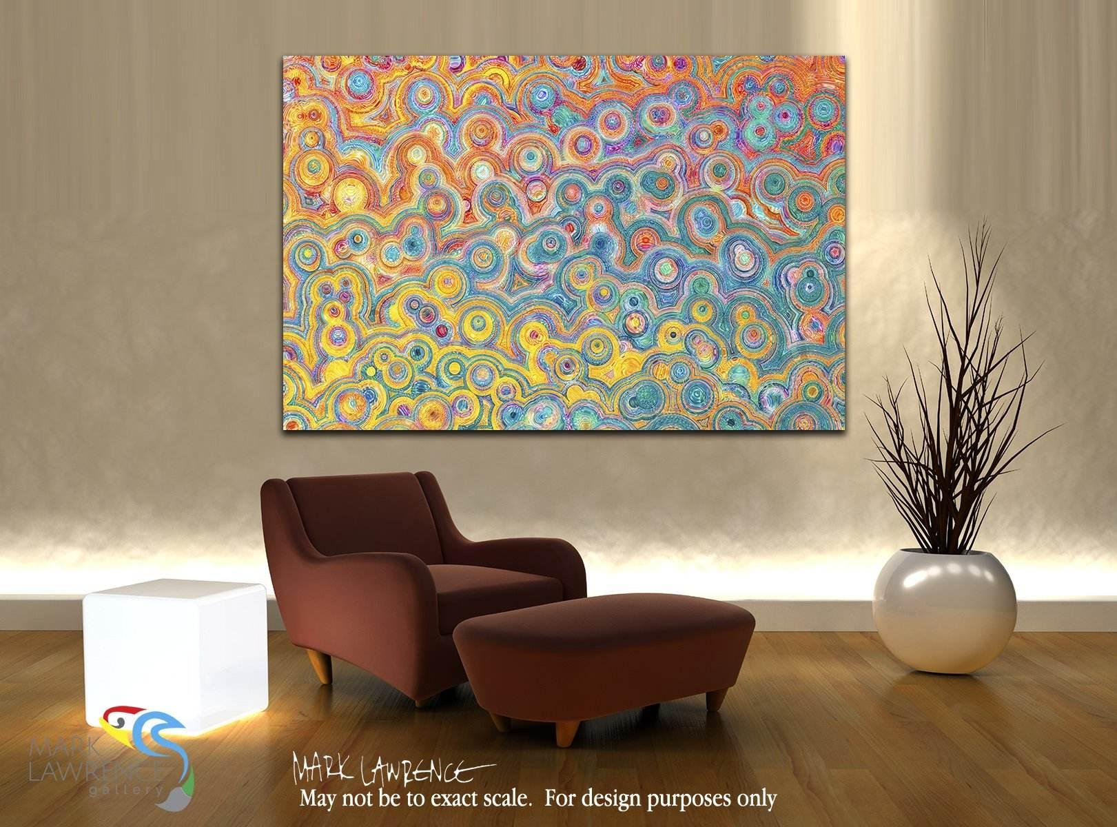 Luke 2: 13-14. Glory In The Highest. Christian themed limited edition art. Ultra-hand embellished and textured and with rich brush strokes by the artist. Signed and numbered brightly colored abstracts. Share your faith with art!
