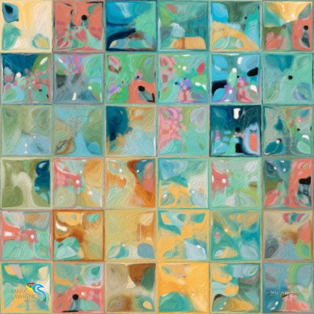 Matthew 13:44. Hidden Treasure. Limited Edition Christian Modern Art. Ultra-hand embellished and textured. Signed & numbered Christian abstract art. Again, the kingdom of heaven is like treasure hidden in a field, which a man found and hid; and for joy over it he goes and sells all that he has and buys that field.