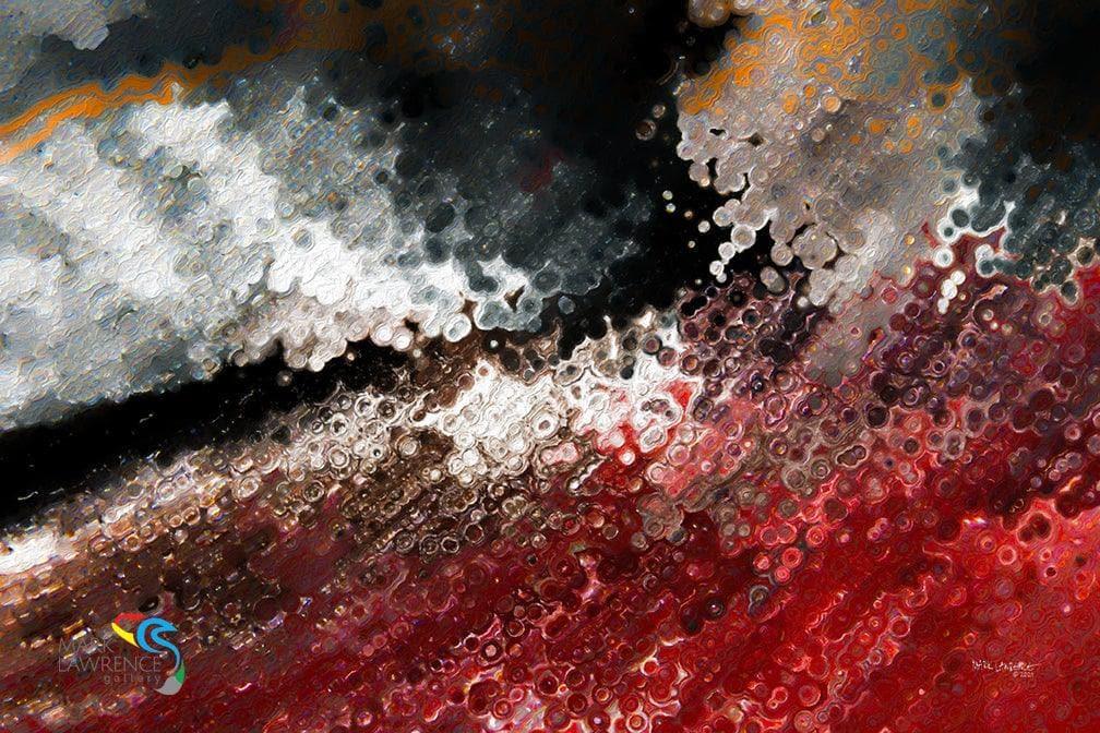 Matthew 28:20. Jesus Always With Us. Limited Edition Christian Modern Art. Ultra-hand embellished and textured with rich brush strokes by the artist. Signed & numbered Christian abstract art. Teaching them to observe all things that I have commanded you; and lo, I am with you always, even to the end of the age.