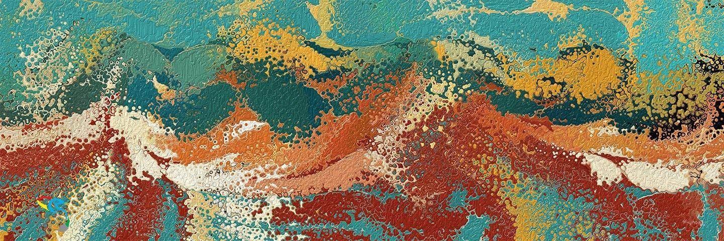 Philippians 4:4. Rejoice! Limited Edition Christian Modern Art Panoramic. Ultra-hand embellished and textured with rich brush strokes by the artist. Signed & numbered brightly colored Christian abstract art. Find Art That Speaks To You! Rejoice in the Lord always: and again I say, Rejoice. Philippians 4:4